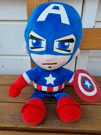 Knuffel Captain America, Marvel, 29 cm, Ophalen of Verzenden, Gebruikt, Overige typen