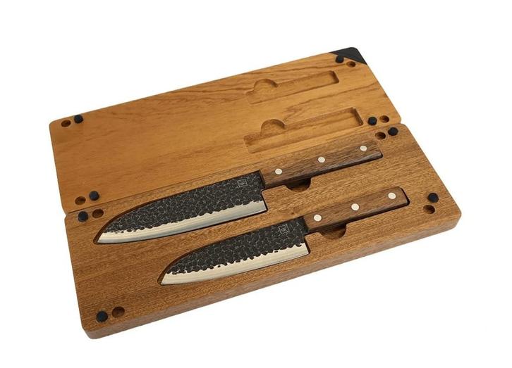 Feont Runner Messen Set In Houten Snijplank, Caravans en Kamperen, Kampeeraccessoires, Nieuw, Verzenden