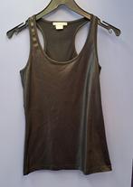 Sarah Pacini top zwart rubberlookglimmend racerback XS 49476