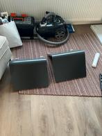 Auping auronde nachtkastjes 2x, Ophalen, Zo goed als nieuw, Hout, 45 tot 65 cm