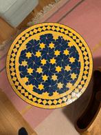 Ronde keramiek tafel - salontafel, bijzettafel, tuintafel, Overige materialen, Minder dan 55 cm, Gebruikt, Rond