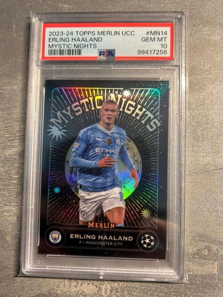 Haaland Topps Voetbalplaatje - Super Conditie!, Verzamelen, Sportartikelen en Voetbal, Zo goed als nieuw, Spelerskaart, Buitenlandse clubs