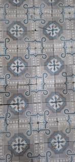 Ongeveer 1,6 meter erg mooie antieke patroontegels, Doe-het-zelf en Verbouw, Tegels, Ophalen, Gebruikt, Keramiek, Minder dan 20 cm
