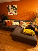 Afhalen medio SEPT: Lekkere hangbank met chaise longue, Ophalen, Zo goed als nieuw, Stof
