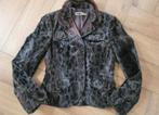 Geweldig mooi velvet jasje van Ambiente, maat 36, Kleding | Dames, Bruin, Ambiente, Ophalen of Verzenden, Zo goed als nieuw