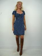 *Abfab King Louie Polkadot Jurk M*, Kleding | Dames, Jurken, Maat 38/40 (M), Blauw, Ophalen of Verzenden, Zo goed als nieuw