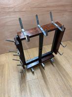 Vintage boven stuk kapstok palissander  33 x 33, Huis en Inrichting, Woonaccessoires | Kapstokken, Wandkapstok, Ophalen of Verzenden