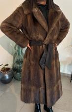 Prachtige vintage/antieke nerts bontjas S/M, Bruin, Fourrure de Bruxelles, Ophalen of Verzenden, Zo goed als nieuw