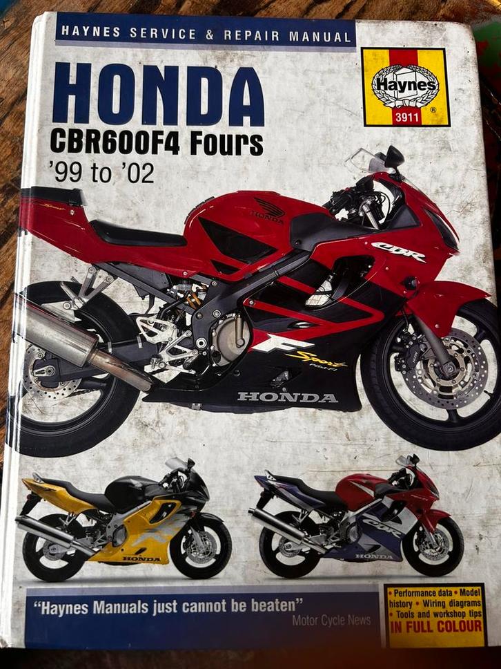 Haynes Handboek Honda CBR 600F4 (’99 – ’02) – Hardcover, Motoren, Handleidingen en Instructieboekjes, Honda, Ophalen of Verzenden