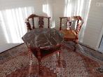 Antieke hoekstoelen met tafel, Antiek en Kunst, Antiek | Meubels | Stoelen en Banken, Ophalen