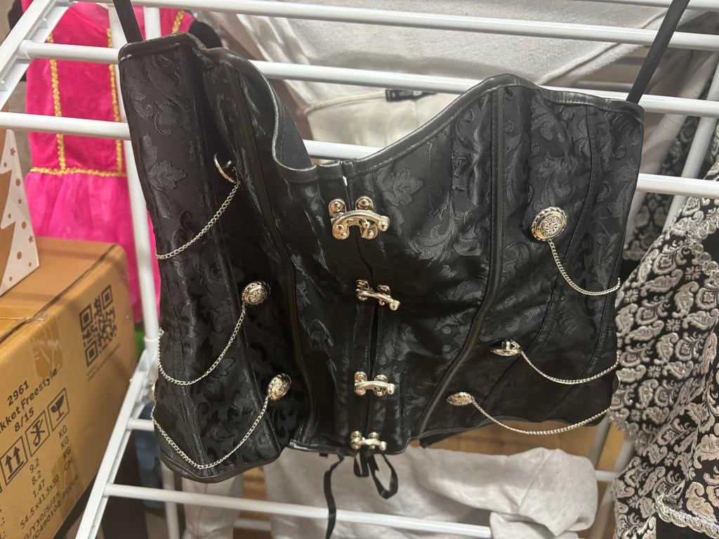 Corset carnaval, Kleding | Dames, Carnavalskleding en Feestkleding, Ophalen, Zo goed als nieuw, Carnaval