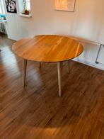 Ronde designer tafel van Sav & Økse - White Wash, Huis en Inrichting, Tafels | Eettafels, Ophalen, Gebruikt, 100 tot 150 cm, Vier personen