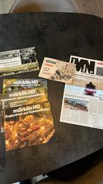 Vintage Märklin brochures. Jaren 60, 70 en 80., Hobby en Vrije tijd, Wisselstroom, Zo goed als nieuw, Märklin, Boek, Tijdschrift of Catalogus