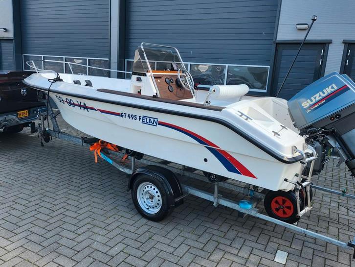 Consoleboot Elan 495 complete set, Watersport en Boten, Bootonderdelen, Zo goed als nieuw, Overige typen, Motorboot, Ophalen