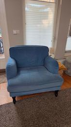 Blauwe fauteuil (ikea), Ophalen, Gebruikt, 75 tot 100 cm, 75 tot 100 cm