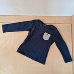 Donkerblauwe longsleeve met grijs zakje - maat 92, Gebruikt, Ophalen of Verzenden, Shirt of Longsleeve, Jongen