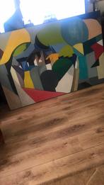 Abstract, prachtige kleuren, schilderij, Antiek en Kunst, Kunst | Schilderijen | Abstract, Ophalen of Verzenden