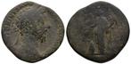 Romeinse munt, Marcus Aurelius (161-180 AD), AE Sestertius, Verzenden, Italië, Losse munt