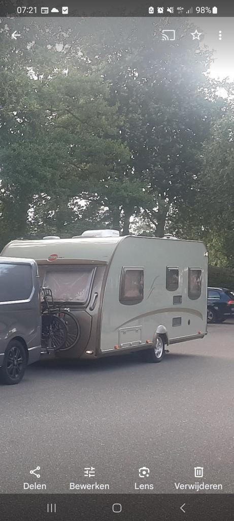 Bürstner trecento 460ts, Caravans en Kamperen, Caravans, Particulier, tot en met 4, Rondzit, Airco, Douche, Luifel, Mover, Ophalen