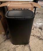 Prullenbak met drukdeksel 60 liter zwart, Huis en Inrichting, Woonaccessoires | Prullenbakken, 40 liter of meer, Ophalen of Verzenden
