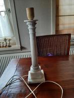 marmer lampenvoet 44cm hoog voetstuk 11x11cm, Gebruikt, Ophalen of Verzenden