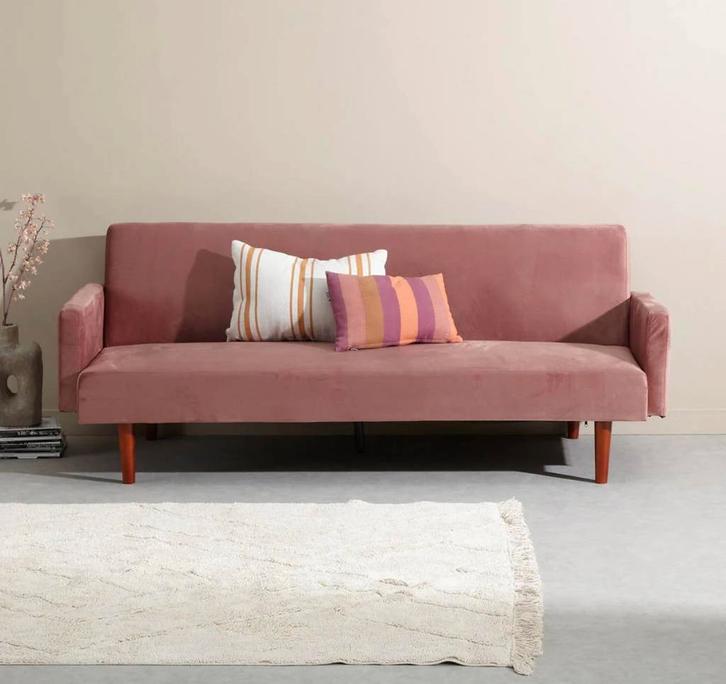 Slaapbank NOUS living Susie Wehkamp, Huis en Inrichting, Slaapkamer | Slaapbanken, Zo goed als nieuw, 100 cm, 190 cm of minder