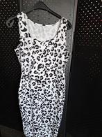 Wit zwart grijs pantermotief zomerse jurk Shein 0xl, Kleding | Dames, Wit, Maat 42/44 (L), Ophalen of Verzenden, Zo goed als nieuw
