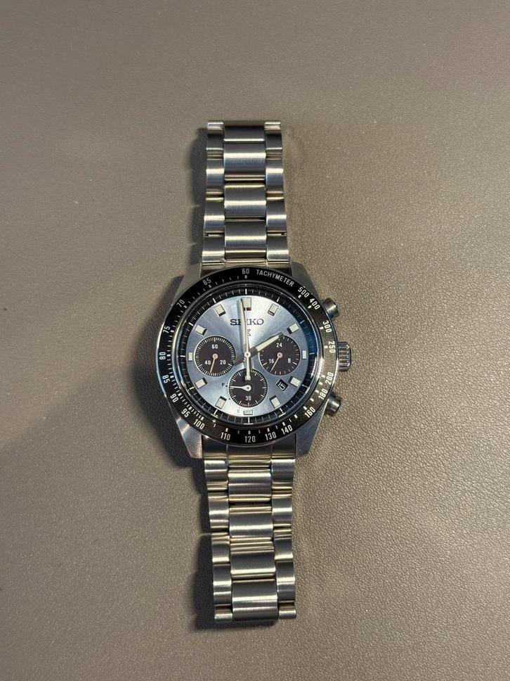 Seiko Speedtimer 41MM, Sieraden, Tassen en Uiterlijk, Horloges | Heren, Zo goed als nieuw, Seiko, Staal, Ophalen of Verzenden