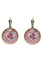 Kleurrijke vintage mandala oorbellen voor een unieke look, Ophalen of Verzenden, Nieuw
