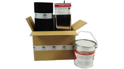 EPDM Dakpakket Compleet  3 mtr breed, Doe-het-zelf en Verbouw, Dakpannen en Dakbedekking, Nieuw, Dakleer, Overige materialen, Zwart