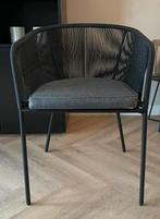 8 stuks ZGAN tuinstoelen met touw/sweeek santos/zwart/grijs, Ophalen, Zo goed als nieuw, Zwart