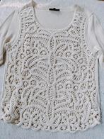 Beige Trui met Gehaakt Detail - Maat S, DID, Beige, Ophalen of Verzenden, Zo goed als nieuw
