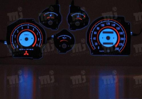 Mitsubishi Eclipse 1G - Indiglo Tellerplaten, Auto diversen, Tuning en Styling, Ophalen of Verzenden