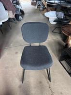 Eetkamerstoel grijs kunststof !outlet korting!, Ophalen, Nieuw, Metaal, Eén