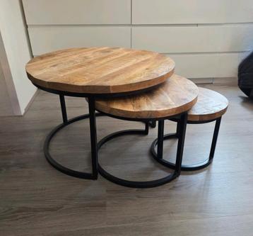 Salontafels salon tafel set mango hout mangohout NIEUW beschikbaar voor biedingen