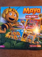 4 in 1 Spellendoos Maya de Bij: puzzel, domino, memo, lotto, Ophalen of Verzenden, Zo goed als nieuw, Studio 100