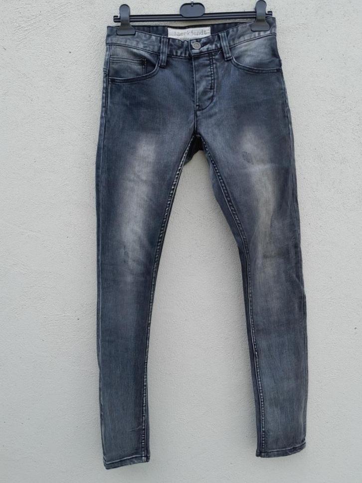 Zwarte jeans Anerkjendt zgan mt 29 (kan ook als 176), Kleding | Heren, Spijkerbroeken en Jeans, Zo goed als nieuw, W32 (confectie 46) of kleiner