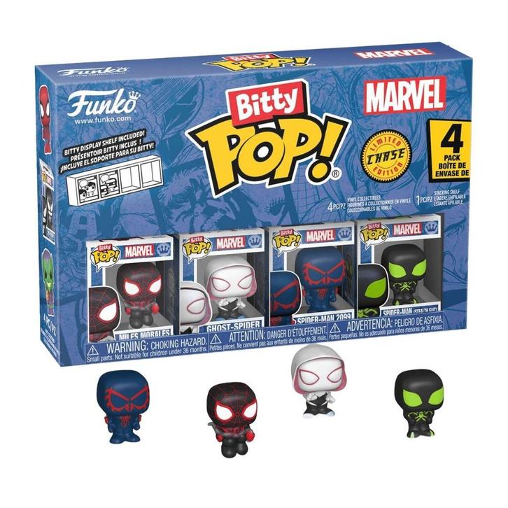 Spider-Man Bitty POP! 4-Pack Series 2 Mini Vinyl Figures (2c, Verzamelen, Poppetjes en Figuurtjes, Nieuw, Verzenden