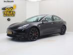 Tesla Model 3 Performance AWD 486pk 75 kWh [ WIT LEDER+AUTOP, 27 €/maand, Zwart, Origineel Nederlands, Vierwielaandrijving