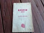 Mini austin mk1 instructieboek, Ophalen
