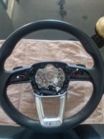 Originele audi S line leder stuur met  schakelflippers, Ophalen of Verzenden, Gebruikt, Audi