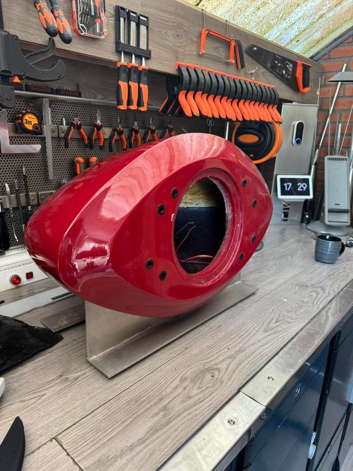 Grote subwoofer behuizing plus Scanspeak 23W/4557T02, Audio, Tv en Foto, Luidsprekers, Subwoofer, 120 watt of meer, Overige merken