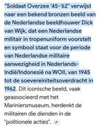 beeldje SOLDAAT OVER ZEE 1945-1962, Ophalen of Verzenden, Landmacht, Nederland, Boek of Tijdschrift