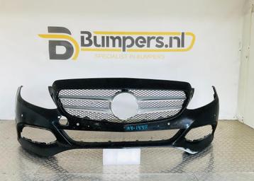 Bumper Mercedes C Klasse W205  14-17 Voorbumper 1-A4-14411z beschikbaar voor biedingen