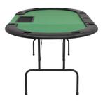 Pokertafel 9 spelers 3-voudig inklapbaar GRATIS VERZENDING!, Verzenden, Nieuw