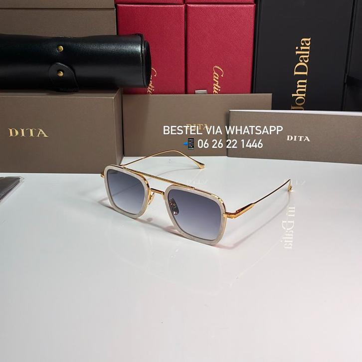 Dita flight 006 zonnebril, Sieraden, Tassen en Uiterlijk, Zonnebrillen en Brillen | Heren, Nieuw, Overige merken, Zwart, Ophalen of Verzenden