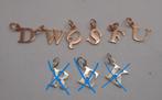 Zilveren roségoud vergulde letter hangers Thomas Sabo nr.274, Sieraden, Tassen en Uiterlijk, Kettinghangers, Overige voorstellingen