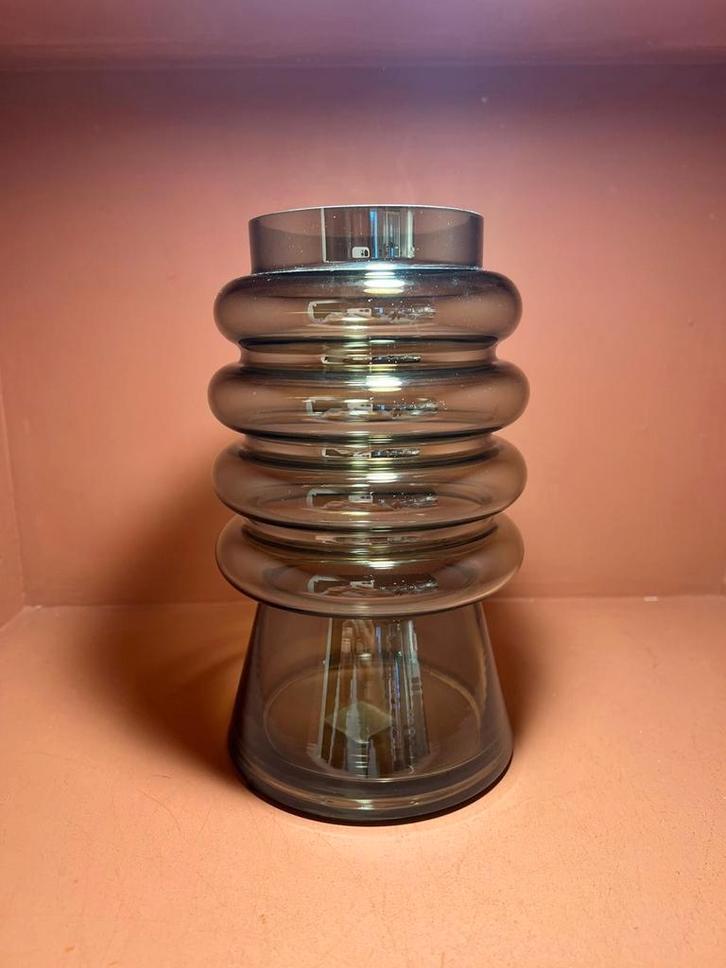 Vazen van het merk Nordal Rookglas - Nieuw!, Huis en Inrichting, Woonaccessoires | Kandelaars en Kaarsen, Nieuw, Minder dan 25 cm
