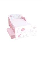 Leuk kinderbed met eenhoorn motief, 70 tot 85 cm, 140 tot 160 cm, Zo goed als nieuw, Ophalen