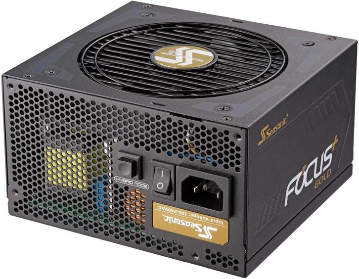Seasonic FOCUS Plus 550 Gold – 550W – 80+ Gold, Computers en Software, Interne voedingen, Zo goed als nieuw, Ophalen of Verzenden